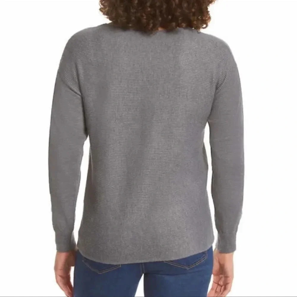 Ella Moss Ladies' Ribbed V-Neck Sweater - Picture 3 of 8